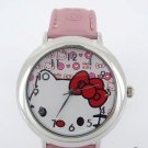 Fun/Love Pink Hello Kitty Watch, Red Bow & Hearts