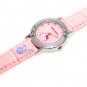 Cute Hello Kitty Watch: Pink with Crystals, Women's