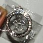Mickey Mouse Swarovski Crystal Pendant for Necklace, Silver plated