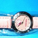 Cute Hello Kitty Watch: Pink with Crystals, Women's
