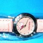 Cute Hello Kitty Watch: Pink with Crystals, Women's