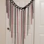 Pink, Silver, Black Chain Necklace Punk/Scene style