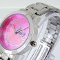 Hello Kitty Metal Link Watch, Rose & Purple Face