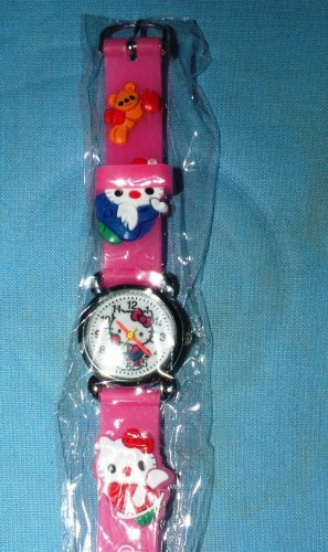 Hello Kitty watch: Pink Jelly Band, Women's