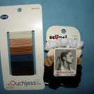 Hair Set: Goody Ouchless & Scunci Knit Bands (mini/thin scruncies)