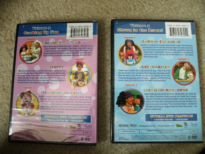 Big Comfy Couch 2 Dvd Set: Clown in the Round, Cooking Up Some Fun