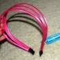 Pink SatinTriple Band Headband
