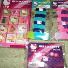 HELLO KITTY Girly Lot of Stickers, Bracelet, Hair Bands