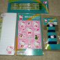 HELLO KITTY Garden Stickers, NotePad, Pencils, Hair Tie