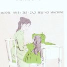Sears Kenmore Model 1813 158.18130 ZigZag MANUAL in pdf format