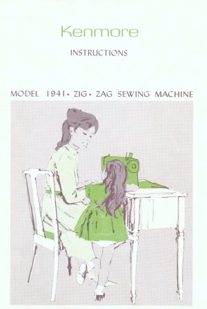 Sears Kenmore Model 1941 158.19410 ZigZag MANUAL in pdf format
