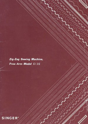 Singer Model 6136 Zig Zag Sewing Machine MANUAL in pdf format