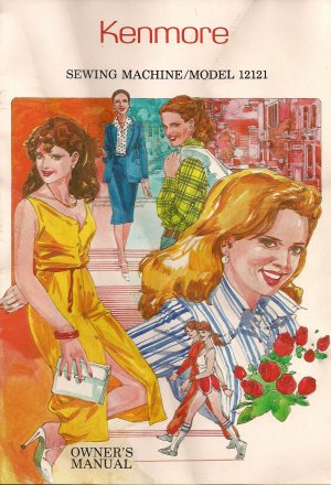 Sears Kenmore Model 12121 ZigZag Sewing MANUAL in pdf format