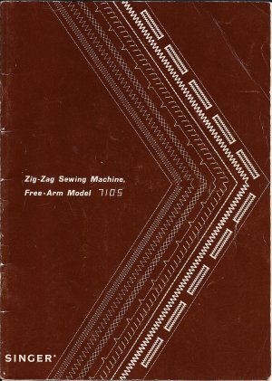 Singer Model 7105 Zig Zag Sewing Machine MANUAL in pdf format