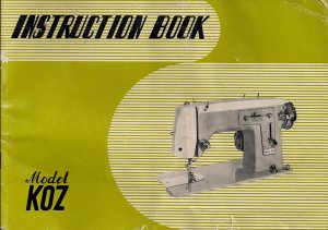 KOZ Sewing Machine MANUAL in pdf format