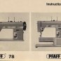 Pfaff Model 78 & Model 79 Sewing Machine in pdf format