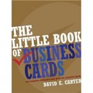 The Little Book Of Business Cards by David Carter (Book) 2005