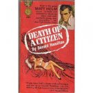 Death Of a Citizen by Donald Hamilton (Book) 1960