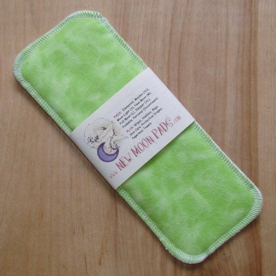 Cloth Menstrual Moon Light Pad by NEW MOON PADS - Lime Sherbet