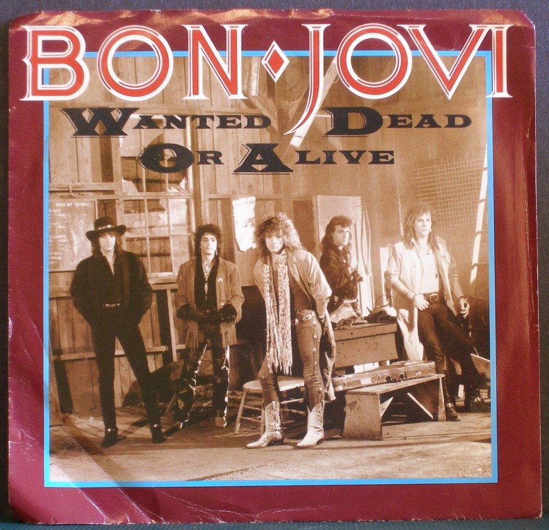 BON JOVI~Wanted Dead or Alive~ Mercury 888 467-7 1986, 45