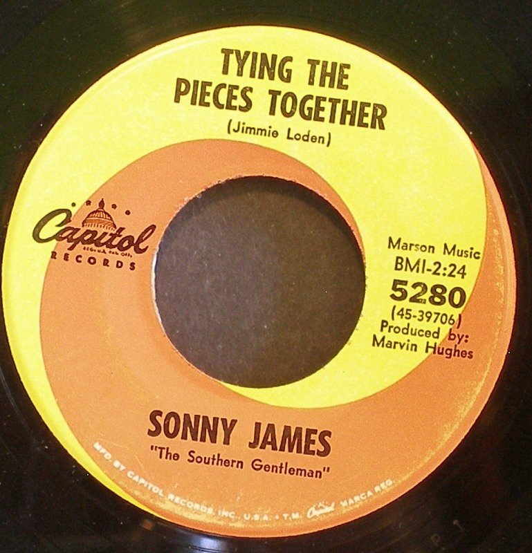 SONNY JAMES~Tying the Pieces Together~ Capitol 5280 1964, 45