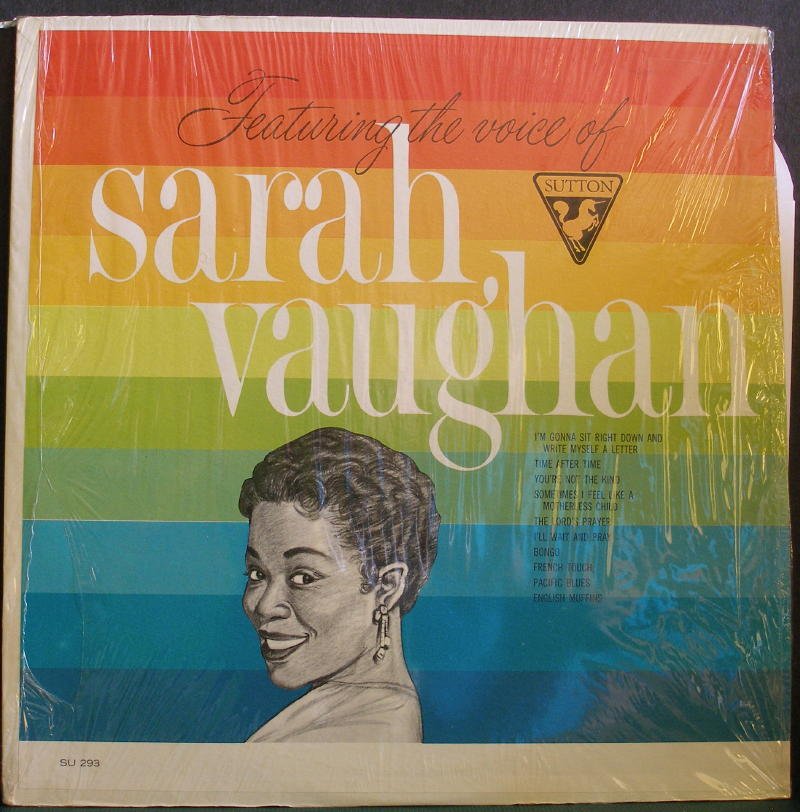 SARAH VAUGHAN~Featuring Sarah Vaughan~Sutton SU 293 LP
