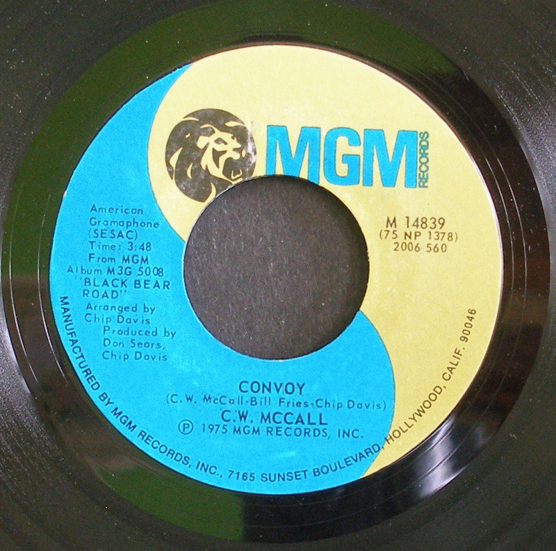 C.W. MCCALL~Convoy~ MGM M 14839 1975, 45