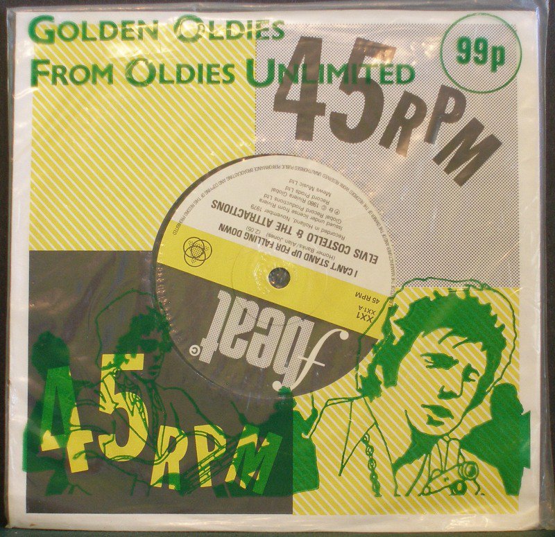 ELVIS COSTELLO~I Can't Stand Up for Falling Down~ F-Beat XX1 1980, 45 SEALED Mint