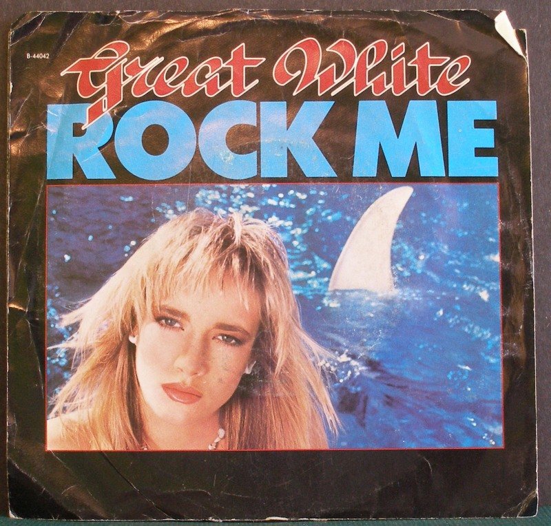 GREAT WHITE~Rock Me / Fast Road~ Capitol B-44042 1987, 45