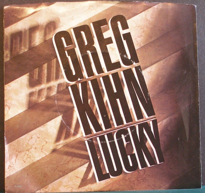 GREG KIHN~Lucky / Sad Situation~ EMI America B-8255 1985, 45