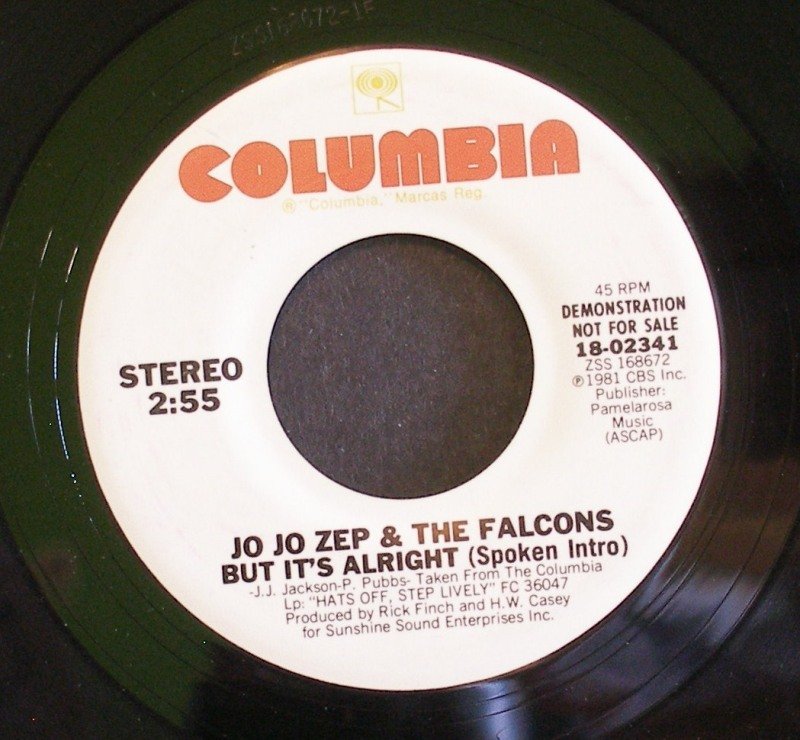 JO JO ZEP~But it's Alright~ Columbia 18-02341 1981, PROMO 45