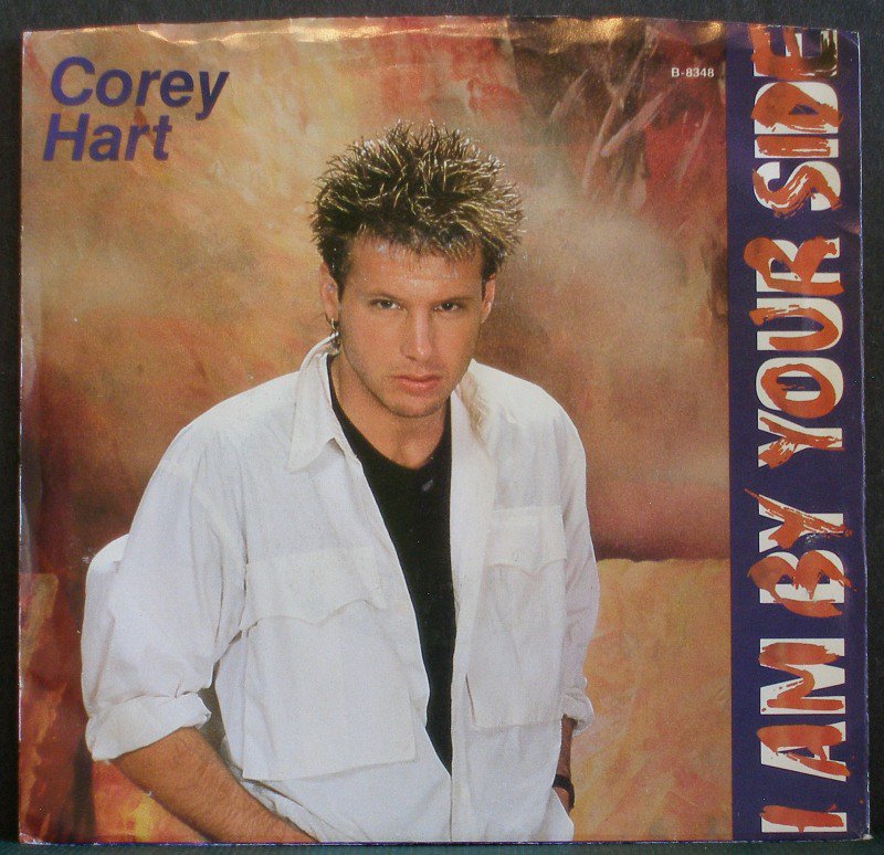 COREY HART~I am by Your Side / Political Cry~ EMI America B-8348 1986, 45