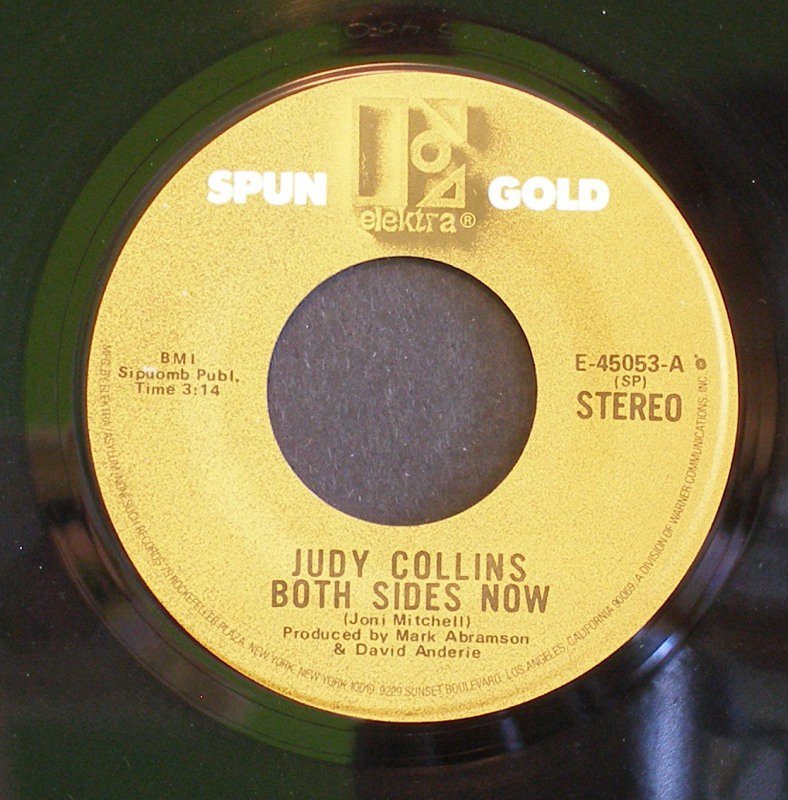 JUDY COLLINS~Both Sides Now / Amazing Grace~ Elektra E-45053 45