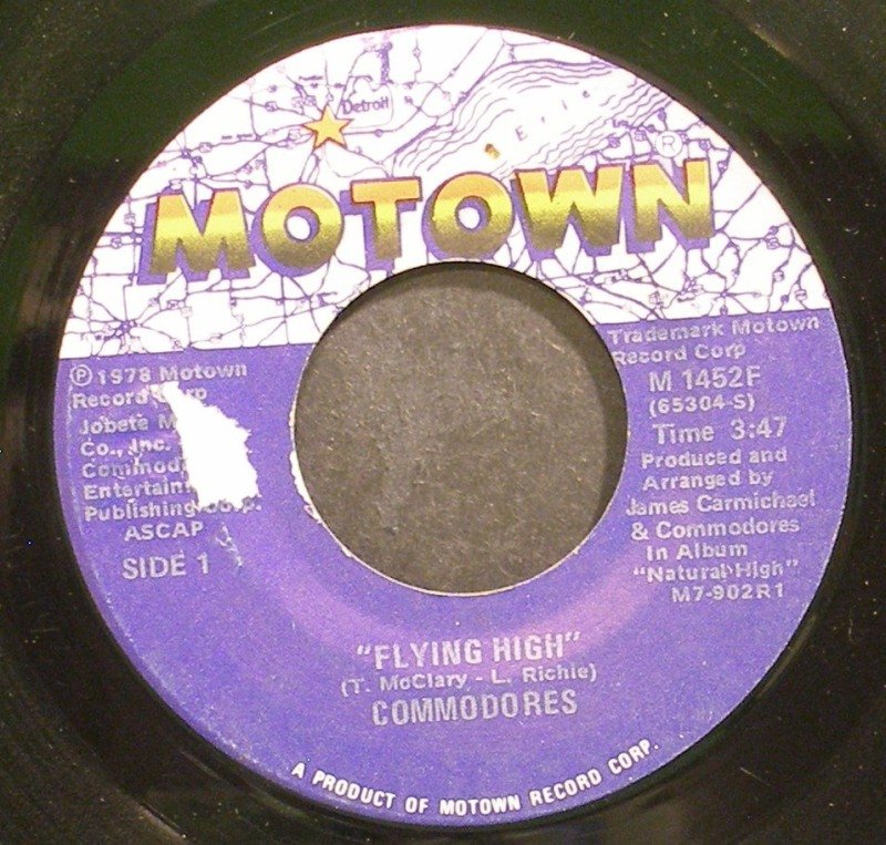 COMMODORES~Flying High~Motown 1452F (Funk) VG+ 45