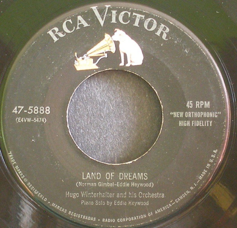HUGO WINTERHALTER'S ORCHESTRALand of DreamsRCA Victor 5888 (Big Band