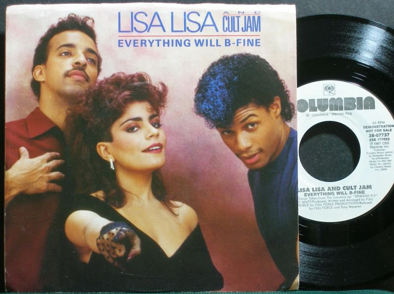 LISA LISA & CULT JAM~Everything Will B-Fine~Columbia 07737 (Free Style ...