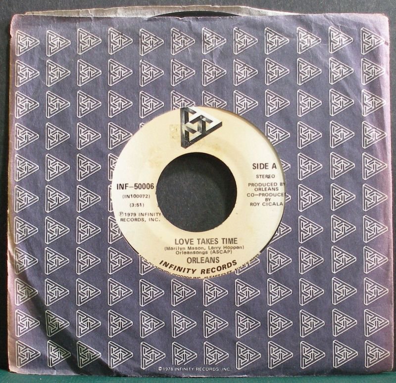 ORLEANSLove Takes TimeInfinity 50006 (Soft Rock) VG+ 45