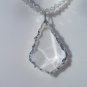 Jet & Clear baroque necklace
