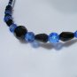 Jet & Sapphire necklace
