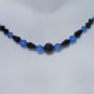 Jet & Sapphire necklace