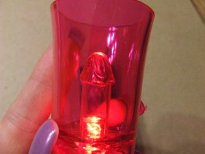 Penis shot glass...novelty