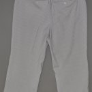 NEW YORK & CO. Womens stretch striped cuffed Capri’s 12