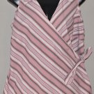 OLD NAVY Women's stretch sleeveless striped maternity wrap shirt SMALL
