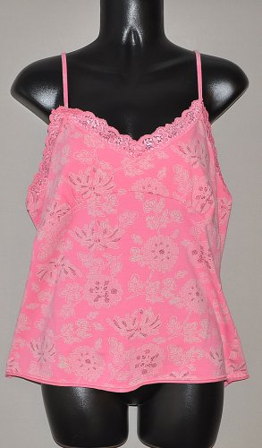 OLD NAVY Women's stretch spaghetti strap floral print perfect fit tank top XL