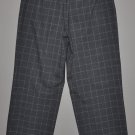 EDDIE BAUER Women's plaid taper leg dress pants size 8