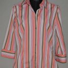 EXPRESS Women's 3/4 sleeve fitted shirt MEDIUM