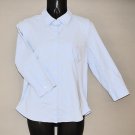 OLD NAVY Women's stretch 3/4 sleeve perfect fit button up shirt MEDIUM
