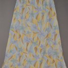 TALBOTS Women's long floral print A-line skirt 14