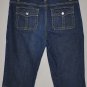 ANN TAYLOR Women's stretch flat front signature fit walking jean shorts 12 reg