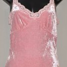 EXPRESS Women's pink velvet camisole EXTRA SMALL